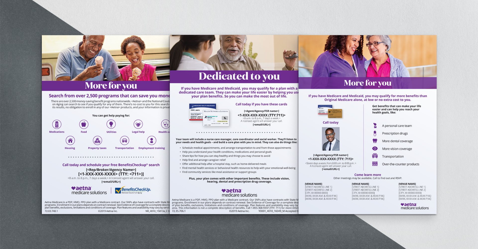 Aetna MMS Catalog and DSNP Creative
