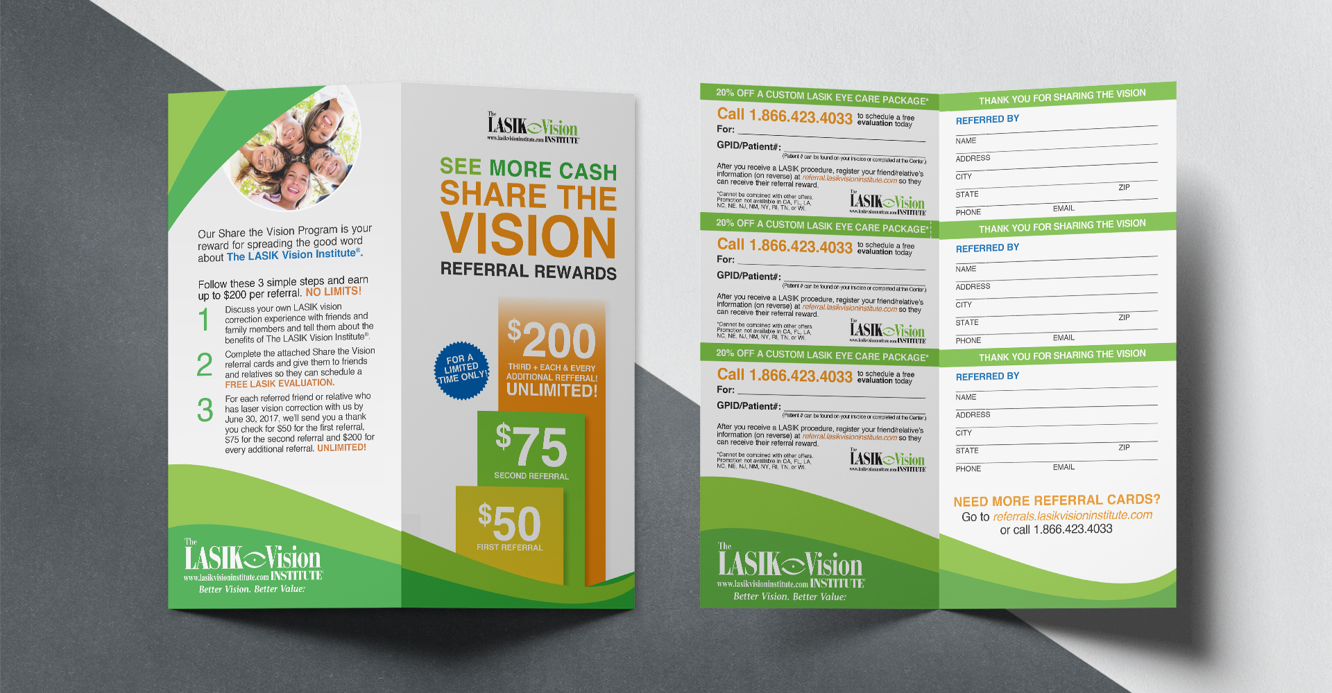 The Lasik Vision Institute brochure